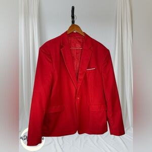 Red suit Jacket Men’s 2XL Bold Formal Prom Party Costume
